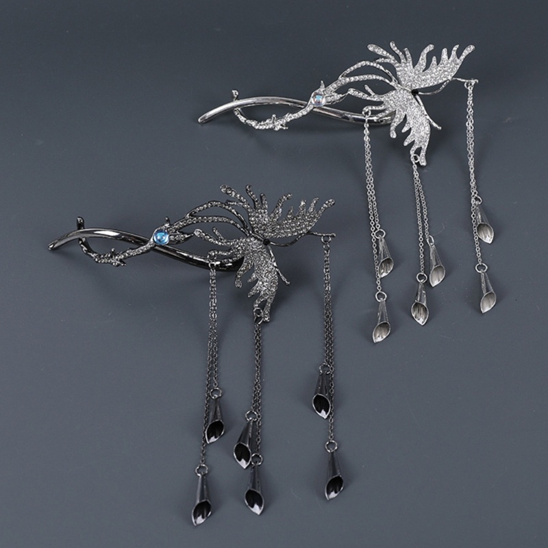 Trâm Cài Tóc Kim Loại Hình Bướm Đa Năng Thanh Lịch