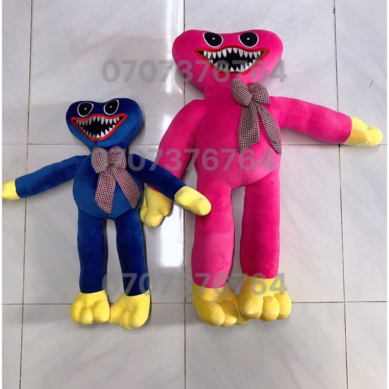 (70cm) THÚ BÔNG POPPY PLAY TIME,Game Huggy Wuggy 70cm Cao Cấp,Chất miniso mềm