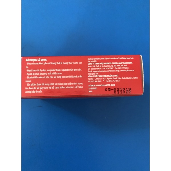 Fe- Folic hộp 30 viên