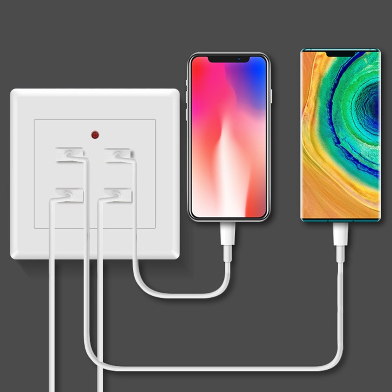Trạm Sạc USB 110V-250V Chuyên Dụng Cho Văn Phòng / Gia Đình