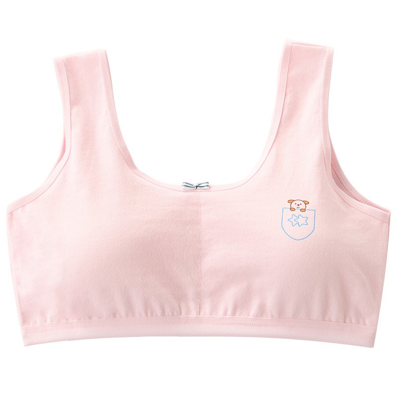 Bra/ Áo ngực trẻ em, áo lót học sinh có đệm mút dành cho bé từ 30-50kg H160