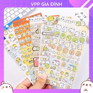 Nhãn Dán Sticker Trang Trí Gấu Dán Điện Thoại