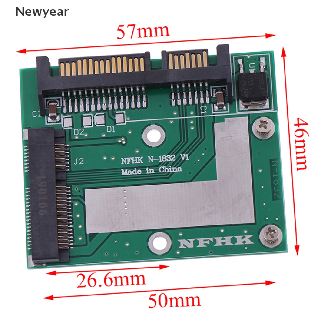 [Newyear] mSATA SSD to 2.5'' SATA 6.0gps adapter converter card module board mini pcie ssd Boutique | BigBuy360 - bigbuy360.vn
