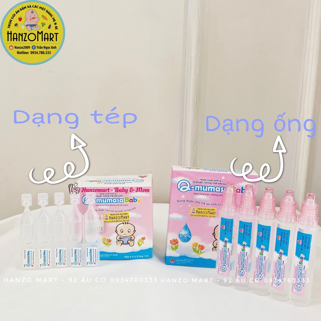 Nước muối sinh lý vô khuẩn cho bé Q - Mumasa Baby