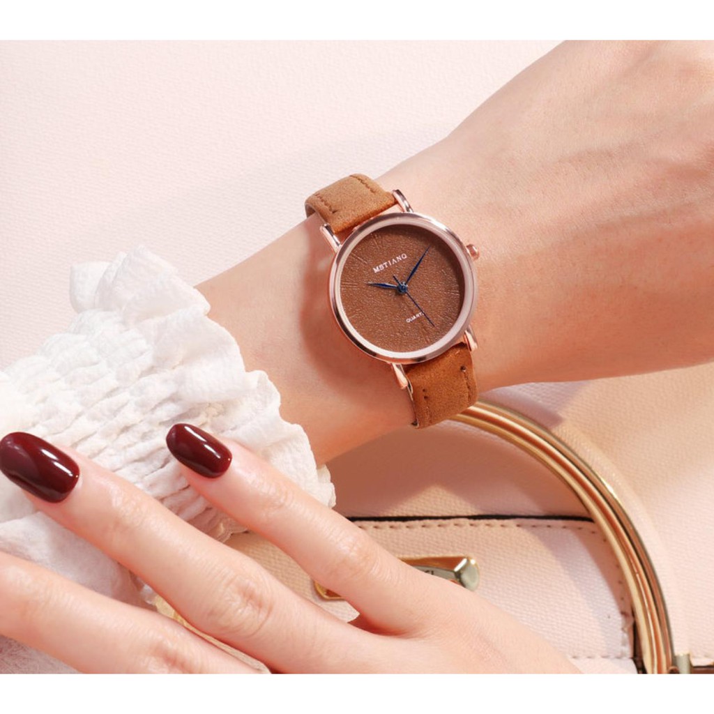 [CỰC ĐẸP] ĐỒNG HỒ NỮ DÂY DA MSTIANQ PHIÊN BẢN BEAUTIFUL GIRL THỜI TRANG CỰC ĐẸP | BigBuy360 - bigbuy360.vn