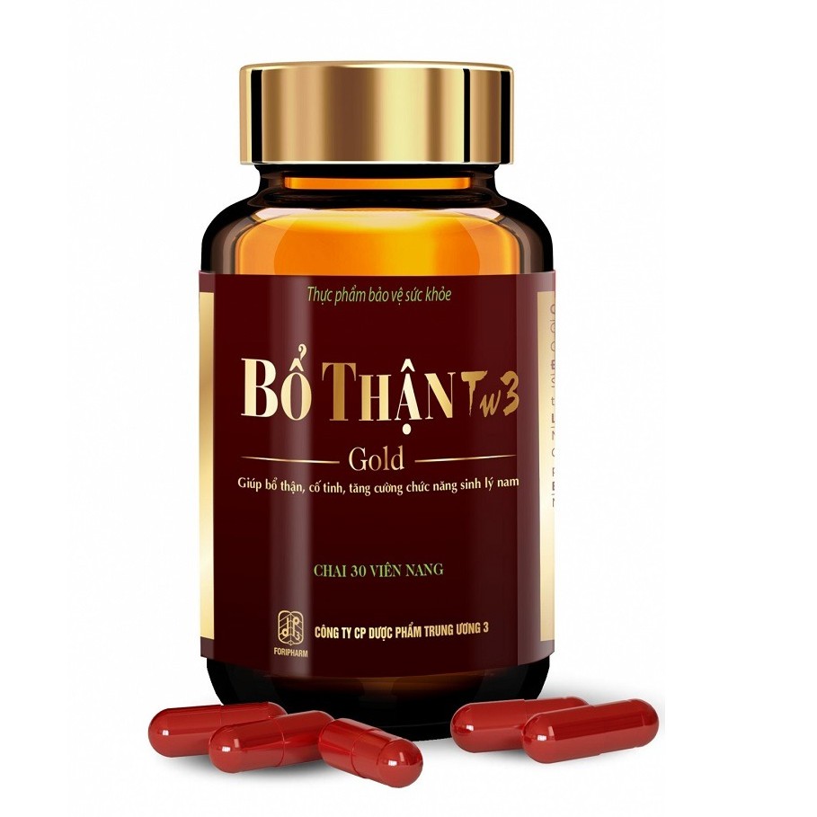 BỔ THẬN TW3 GOLD – Bổ Thận, tráng dương, Tăng Cường Sinh Lý Nam, ngăn xuất tinh sớm (30 viên)