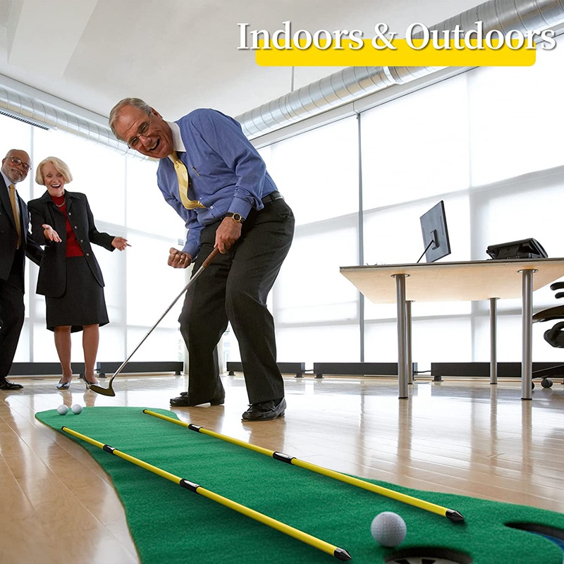 Gậy căn chỉnh gôn Hỗ trợ đào tạo 2 Pack,3-Section 48 inch Golf Swing Trainers Thanh thực hành có thể gập lại Nhắm vào gậy