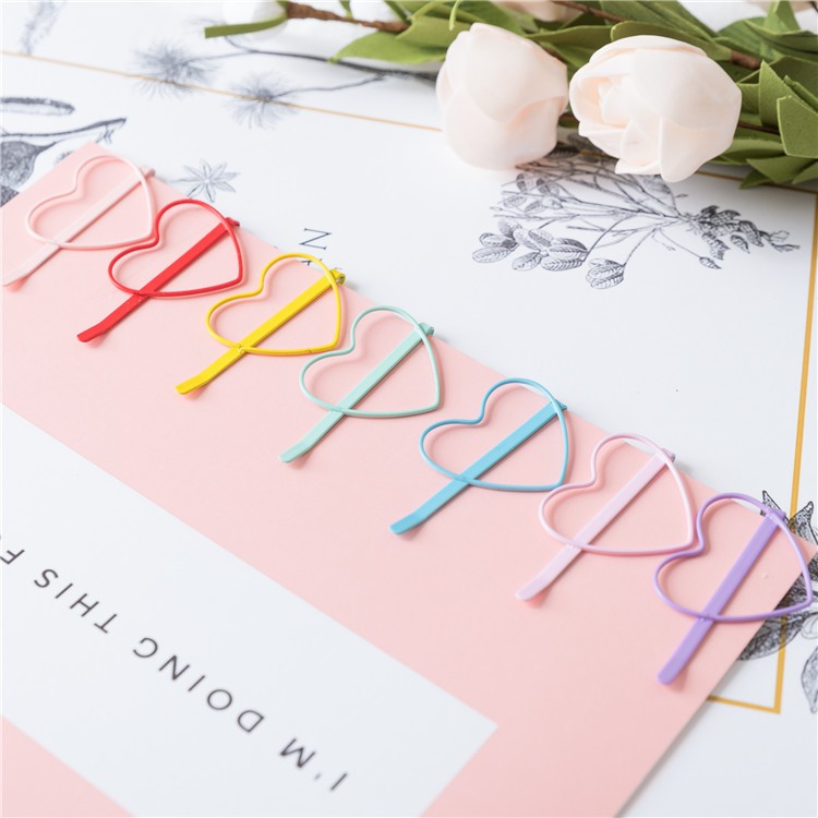 Set 2 kẹp tóc kim loại Mua Tất hình sao và tim phong cách Hàn Quốc (muatatshop)