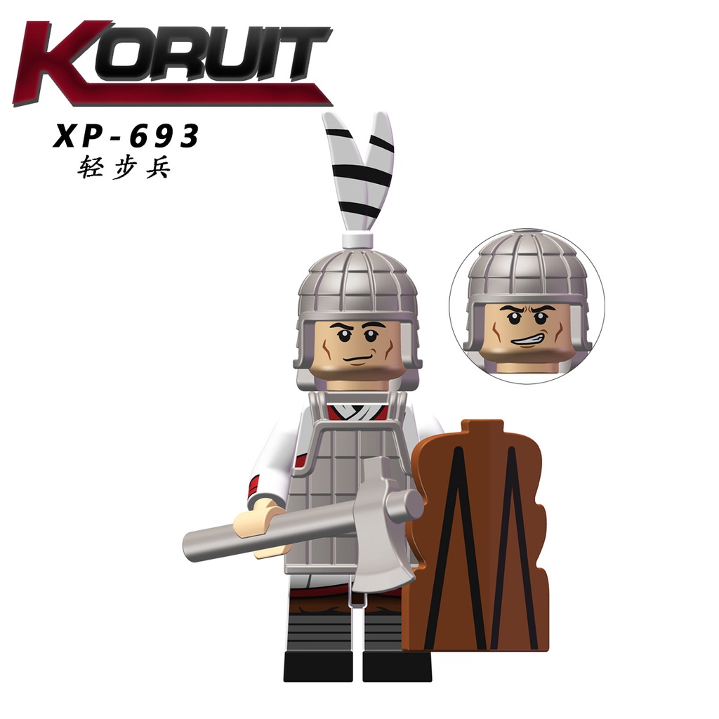Minifigures Các Mẫu Nhân Vật Binh Lính Nhà Chu Hán Lưu Bang Mẫu Mới Nhất KT1093 - Đồ Chơi Lắp Ráp Mini