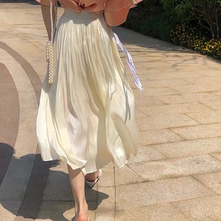 Chân Váy midi lụa Organza cao cấp - ord