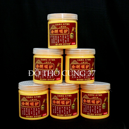 CÁT VÀNG KIM SA ĐỂ TRONG BÁT HƯƠNG
