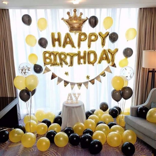 Mẫu set bóng trang trí cho khách xem