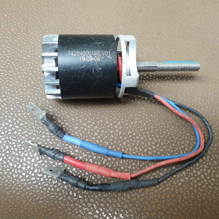 Motor không chổi than BLDC, điện áp 18V, công suất 100W, tốc độ cao 18000rpm.