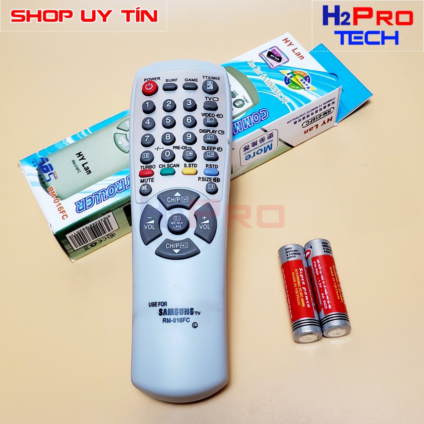 Điều khiển tivi Samsung đa năng đời cổ RM-016FC H2PRO tặng đôi pin 5k
