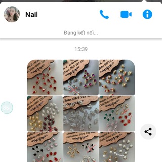 Combo đá gắn móng
