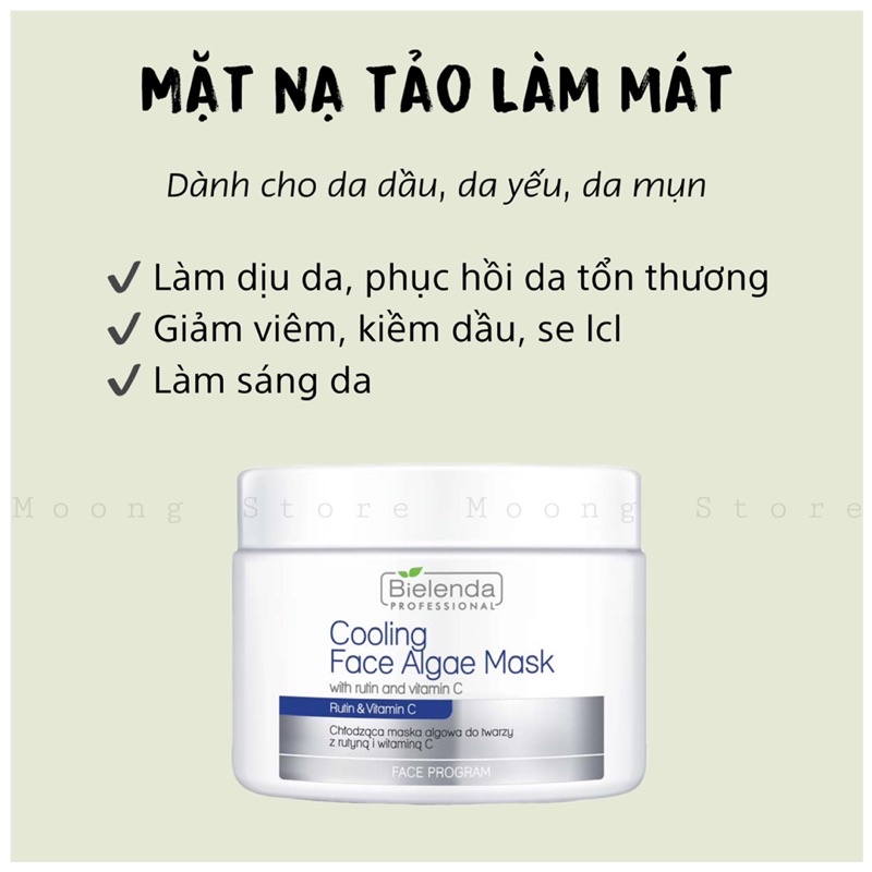 Mặt nạ tảo nâu Bielenda chuyên dùng cho spa