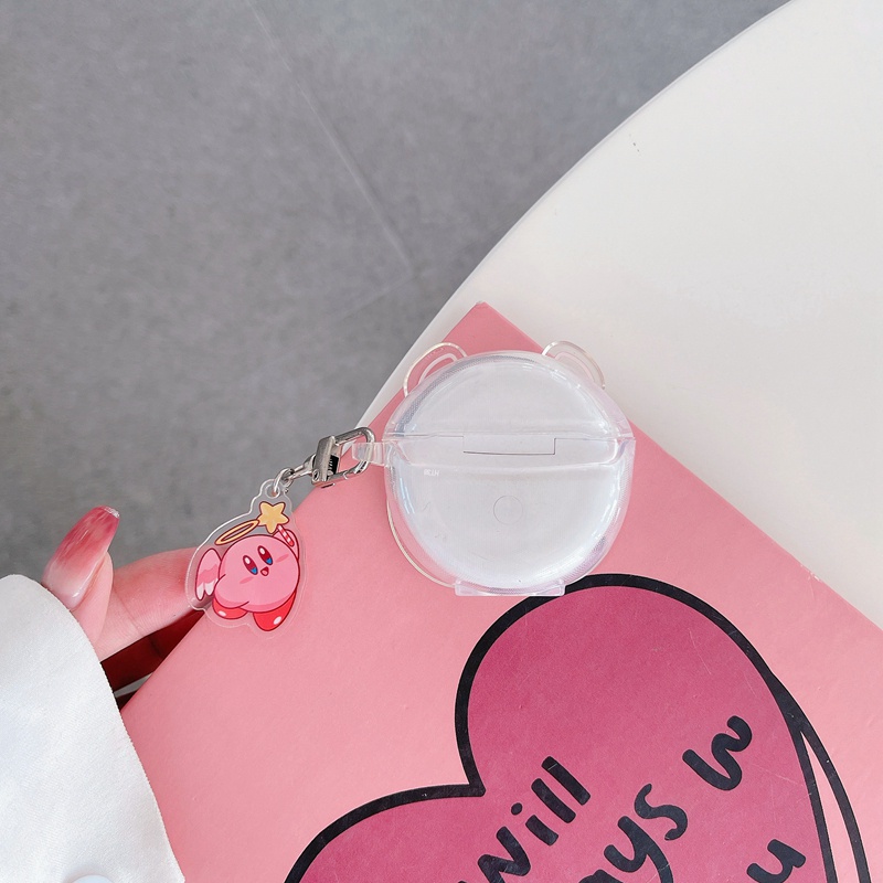 Vỏ Bảo Vệ Hộp Sạc Tai Nghe Trong Suốt Họa Tiết Hoạt Hình Chú Gấu / Hoa Tulip Cho Disney P1 Q33 P10 F2 F9