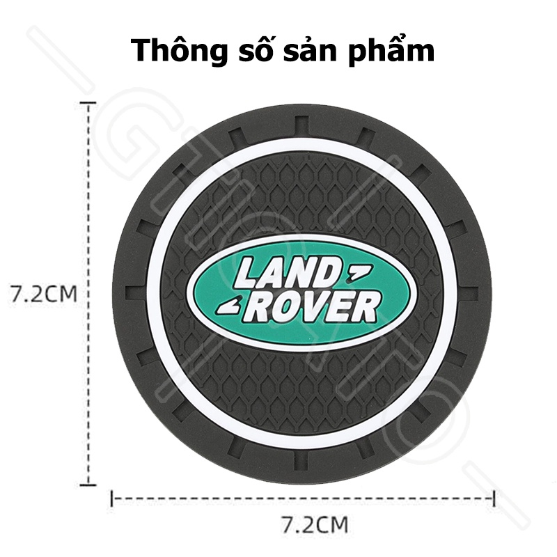 GTIOATO Lót Ly Xe Hơi Miếng Lót Cốc Xe Ô Tô Miếng Lót Ly Xe Ô Tô Chống Trượt Trang Trí NộI ThấT Ô Tô Cho Land Rover Defender Evoque Discovery VELAR Range