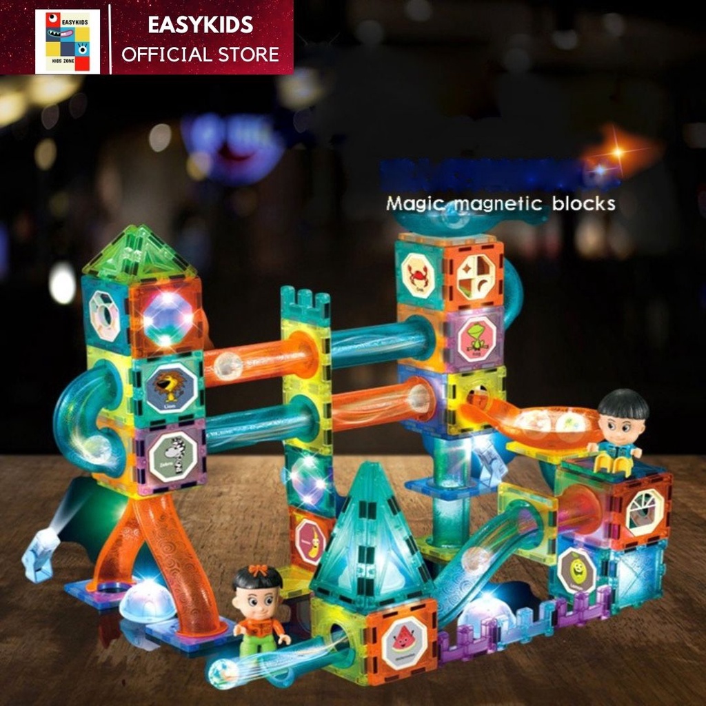 Đồ chơi xếp hình 3d bóng ma thuật từ tính EASYKIDS giáo dục sớm tăng khả năng thông minh