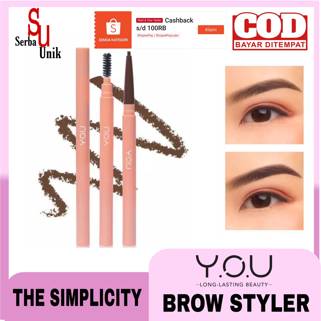 (hàng Mới Về) Chì Kẻ Lông Mày Thiết Kế Đơn Giản Tiện Dụng | BigBuy360 - bigbuy360.vn