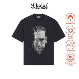 Áo unisex nikolas 100% cotton the story of a man - est 2022