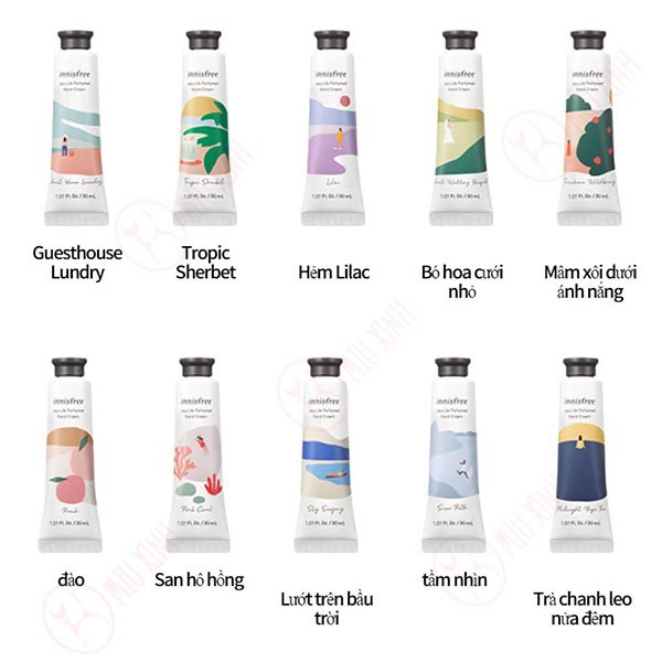 KEM TAY [Innisfree] Jeju Life Perfumed Hand Cream 30ml