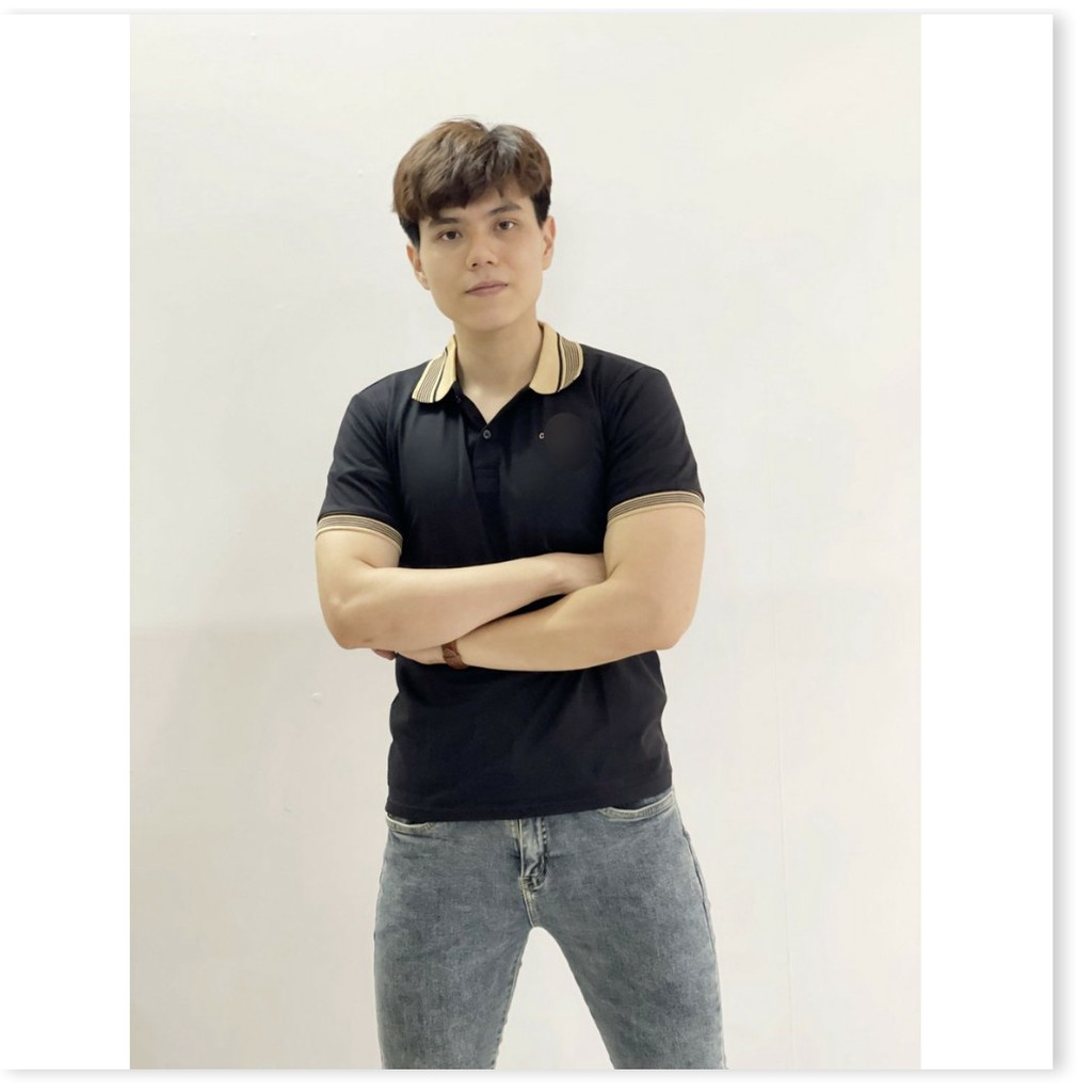 ÁO THUN CỔ TRỤ VIỀN ÁO TAY ÁO XINH XẮN,HỌA TIẾT TRƠN NHƯNG KHÔNG KÉM PHẦN SANG TRỌNG  THỜI TRANG KME.STORE