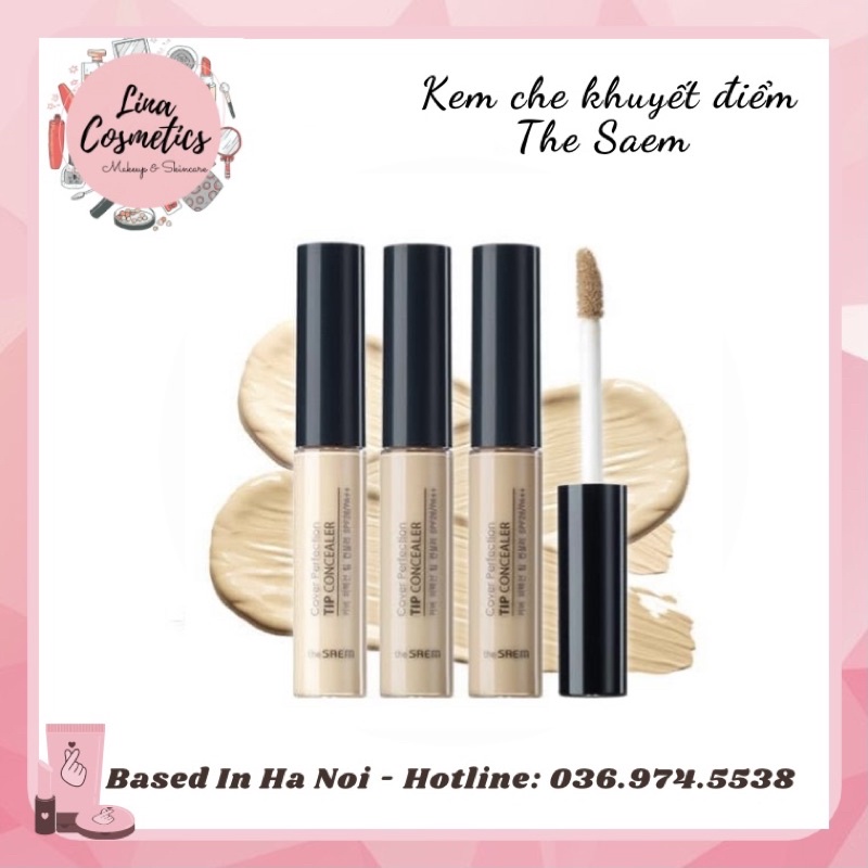 Kem Che Khuyết Điểm The Saem Cover Perfection Tip Concealer SPF28 PA++ | BigBuy360 - bigbuy360.vn