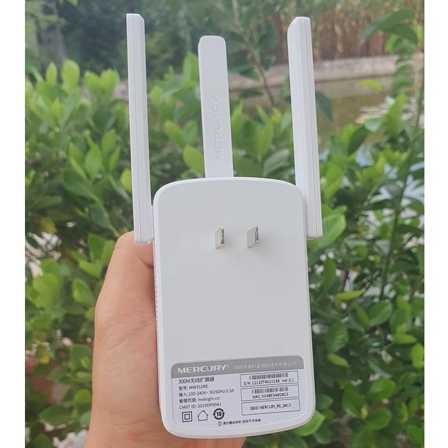 Kích sóng wifi Mercury MW310 xuyên tường  , repeater wifi thu phát wifi nâng cấp hơn MW300re