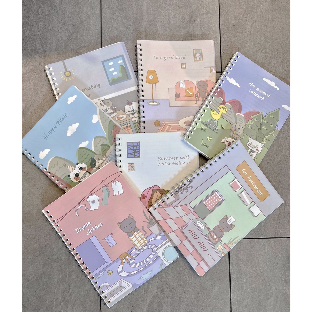 SỔ TAY LÒ XO B5 HÀN QUỐC