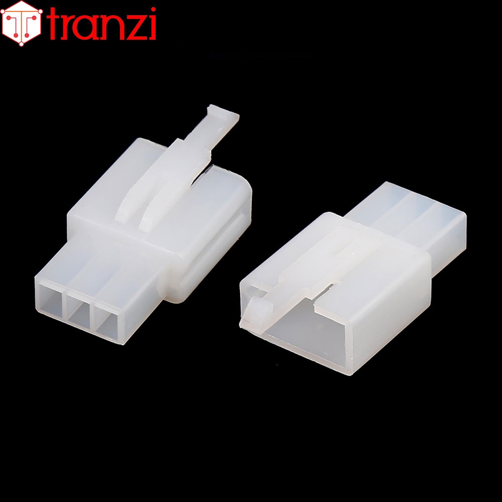 Vỏ header 2.8mm 28050 3P cái 30mm trắng - túi 10 cái