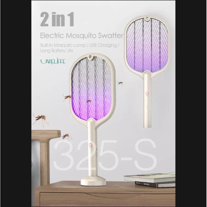 Vợt muỗi Uareliffe 3, thông minh 2 chức năng, sạc pin,bảo hành 3 tháng - Lỗi 1 đổi 1