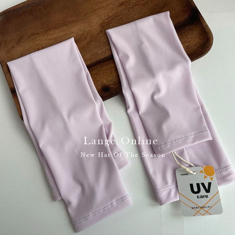 Găng Tay Chống Nắng Tia UV Vải Lụa Lạnh Mỏng Thời Trang Mùa Hè Cho Nữ
