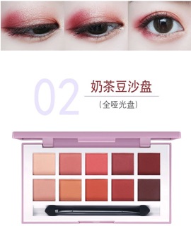 Bảng phấn mắt 10 ô Lameila chất mịn, bám da