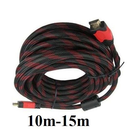 &lt;Hot&gt; Cáp HDMI dây dù 10m - 15m