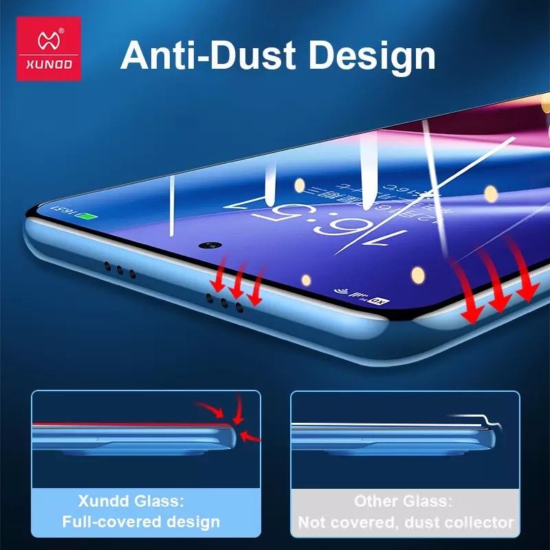 Cường lực XUNDD Full màn hình iPhone 15/ 15 Plus/ 15 Pro/ Max/ 14/ 14 Plus/ 14 Pro/ Max/ 13/ 12 Series