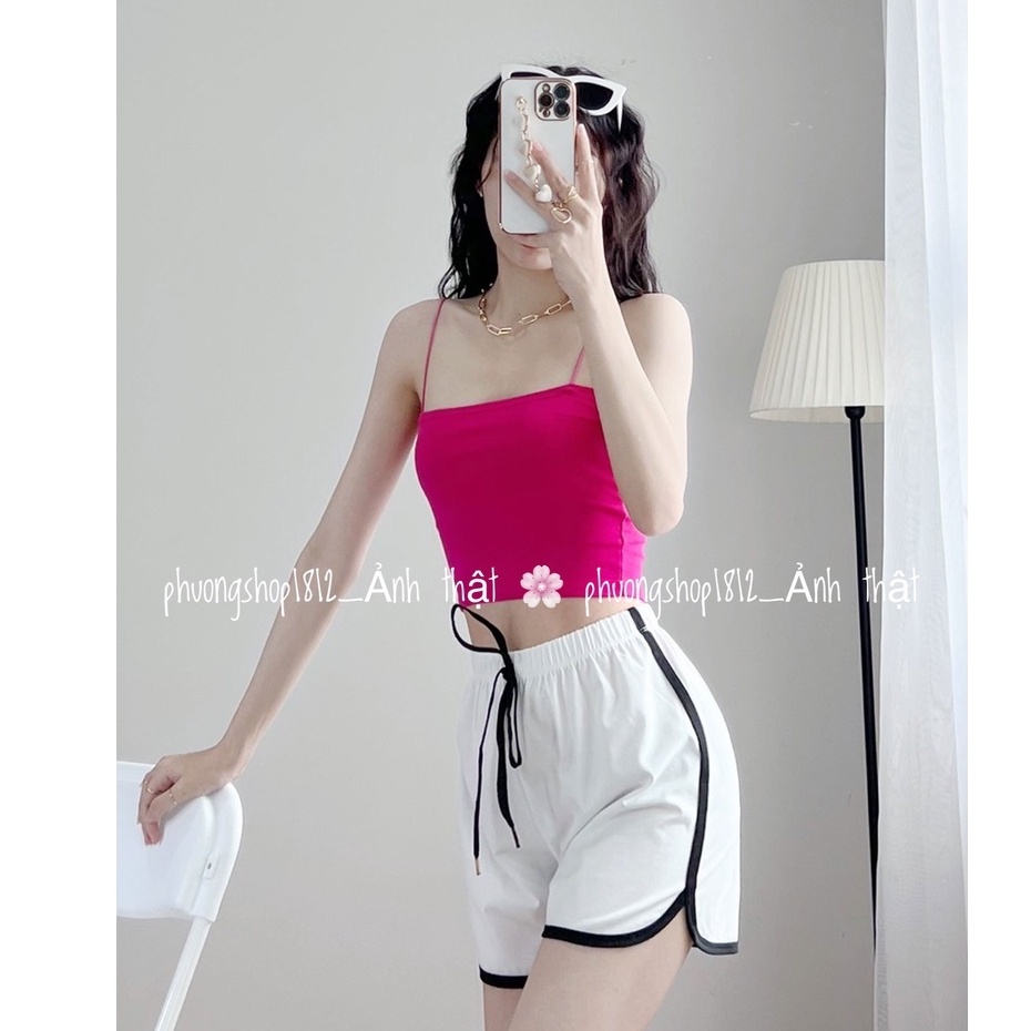 Quần Viền Short Thể Thao,Lưng cao,5 Màu sắt như ảnh_CHẤT cotton loại 1 _[Ảnh_video]_phượng shop1812