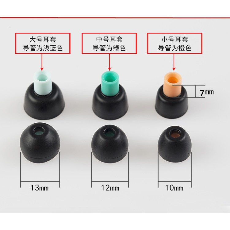 Set 3 cặp nút tai silicone thay thế cho tai nghe Sony