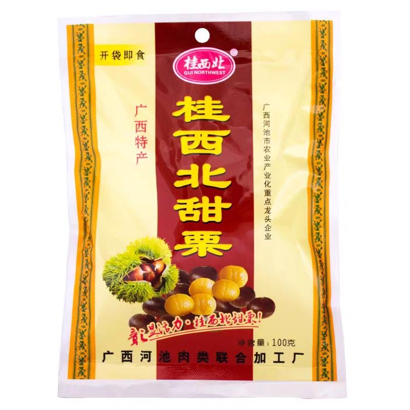 Hạt dẻ tách vỏ tẩm mật ong Quảng Tây 100g