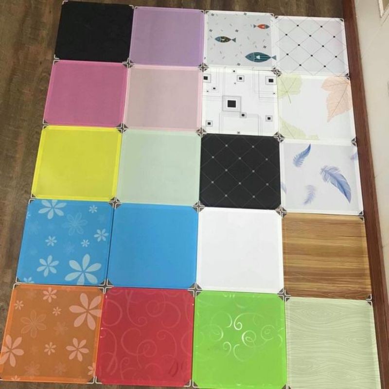 TỦ 8Ô LƯỚI TRẮNG + LÁ PHONG