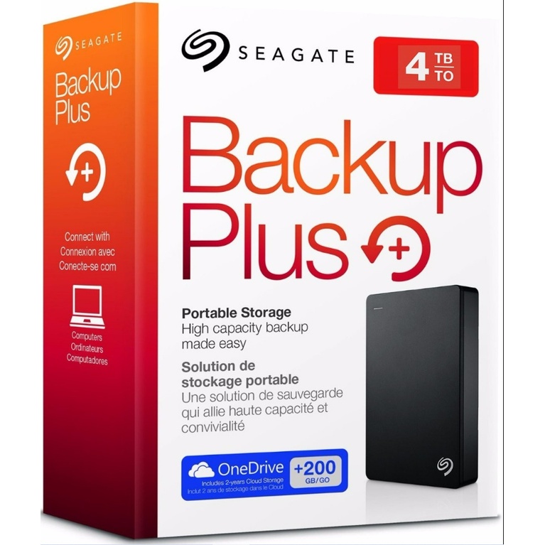 Ổ Cứng Di Động HDD Seagate Backup Plus 5TB STHP5000400 - Hàng Chính Hãng - Có Xuất VAT