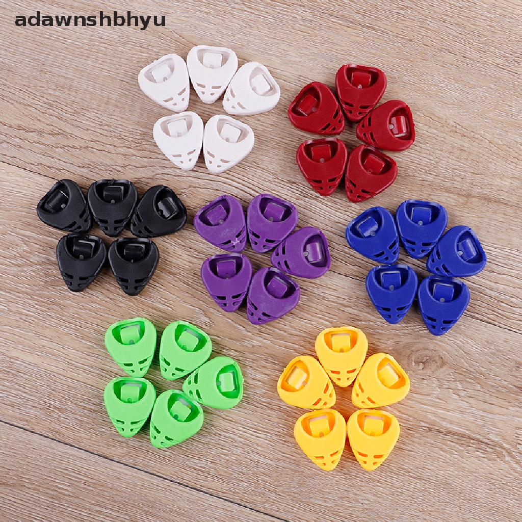 Adwnshbhyu Set 1 / 5 Hộp Đựng Miếng Gảy Đàn guitar Hình Trái Tim