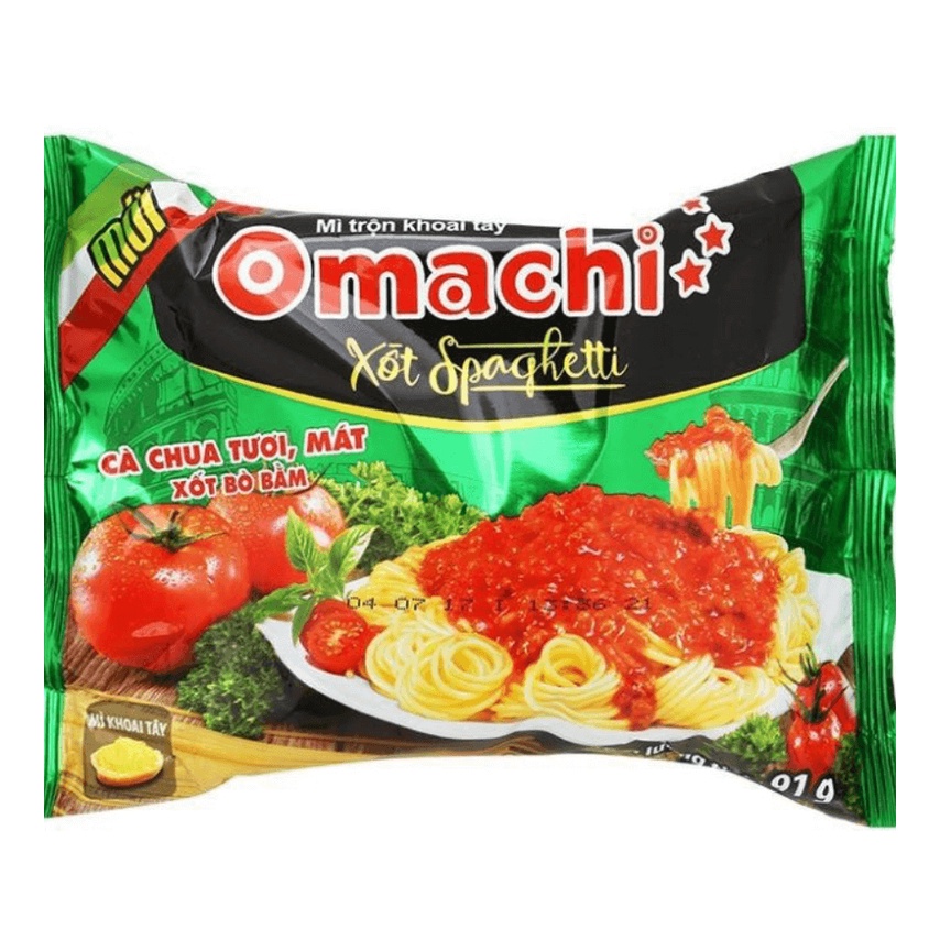 Mì Omachi, mì khoai Tây Omachi sốt spaghetti, 1 lóc 5 gói