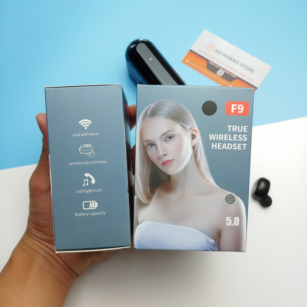 [Chống Nước] Tai Nghe Bluetooth Earbus Amoi F9 Nút Cảm Ứng Bluetooth 5.0 Pin 280 giờ 2000mah | BigBuy360 - bigbuy360.vn