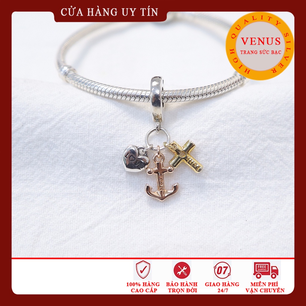 [Charm bạc 925 cao cấp] Charm treo chiếc mỏ neo- Mã sản phẩm VENUSMN