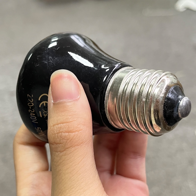 25w Bóng đèn sưởi ấm cho thú cưng bò sát, chó mèo chuyên dụng, bằng gốm sứ