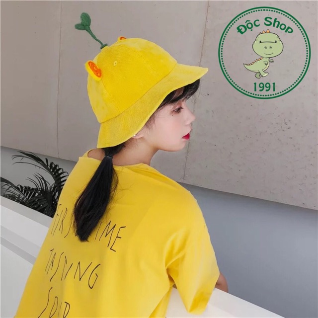 Mũ Bucket rộng vành mầm cây Maruko - M01