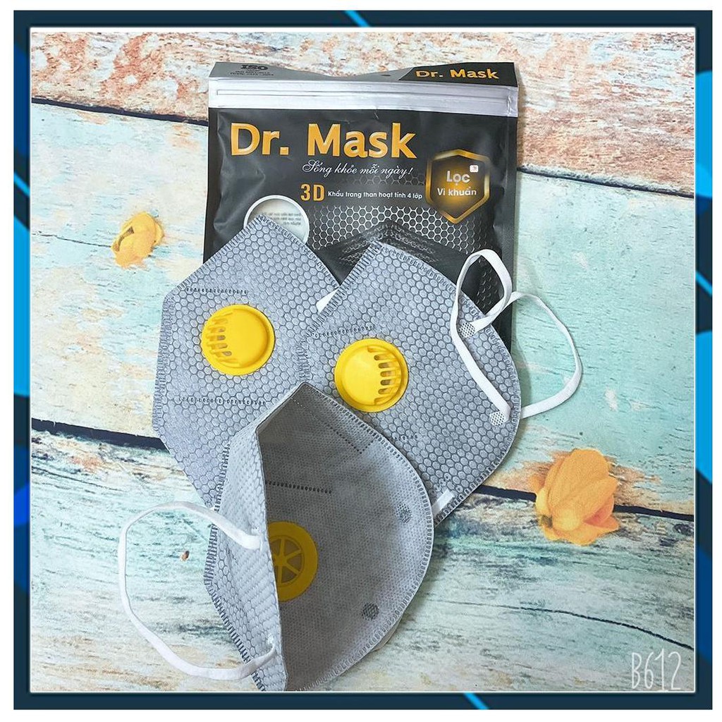 COMBO 100K 3 KHẨU TRANG LỌC BỤI CÓ VAN