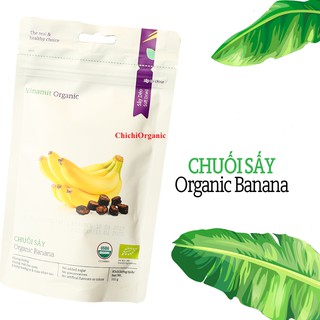 Chuối Sấy Dẻo Hữu Cơ Vinamit 100g