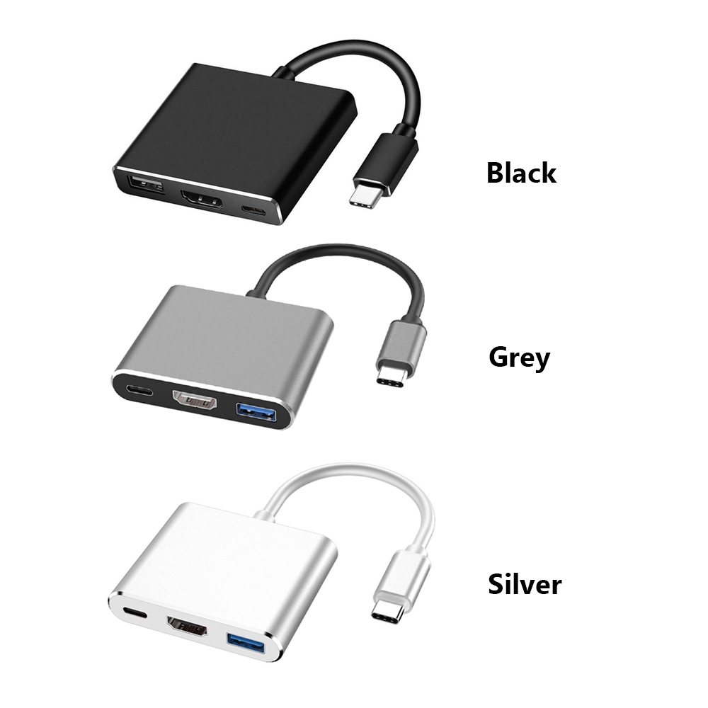 Đầu chuyển đổi cổng USB Type-C 3 trong 1 chuyên nghiệp tiện dụng | WebRaoVat - webraovat.net.vn